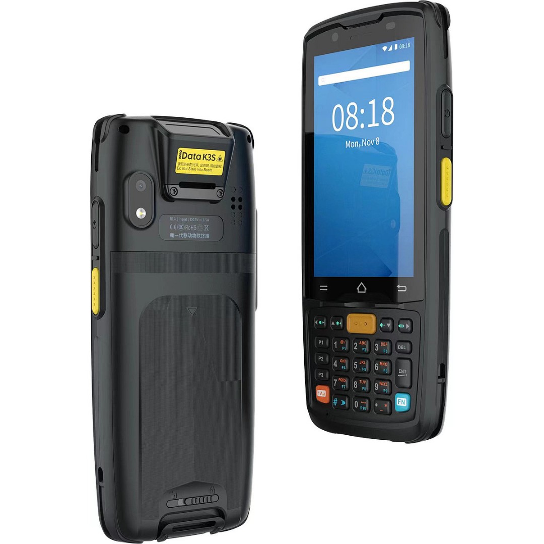 ТСД iData K3S-2 (And12 GMS/2D HD DS7000 PRO/Quad-core  2.0GHz/4GB+64GB/WIFI/BT/GSM(2G/3G/4G)/battery 5000mAh/8MP camera/No nfc) от  официального дилера iData