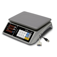 Весы торговые электронные M-ER 328AC-15.2 LED «Touch-M», RS 232 и USB